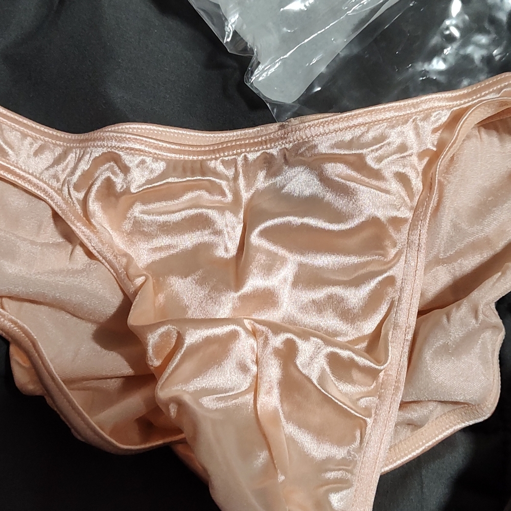 Bodyaware Peach Satin Tanga Brief Medium